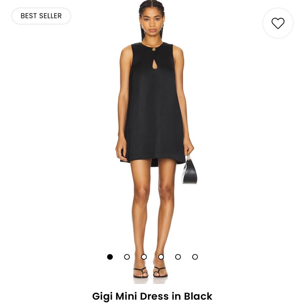 Posse GIGI mini dress in black size XL